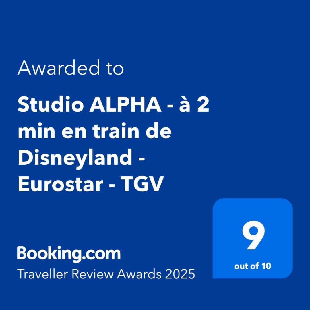 Studio Alpha - 2Min By Train To Disneyland Or 20Min Walk - 5Min Walk To "Val D'Europe" Station Montévrain Exteriér fotografie