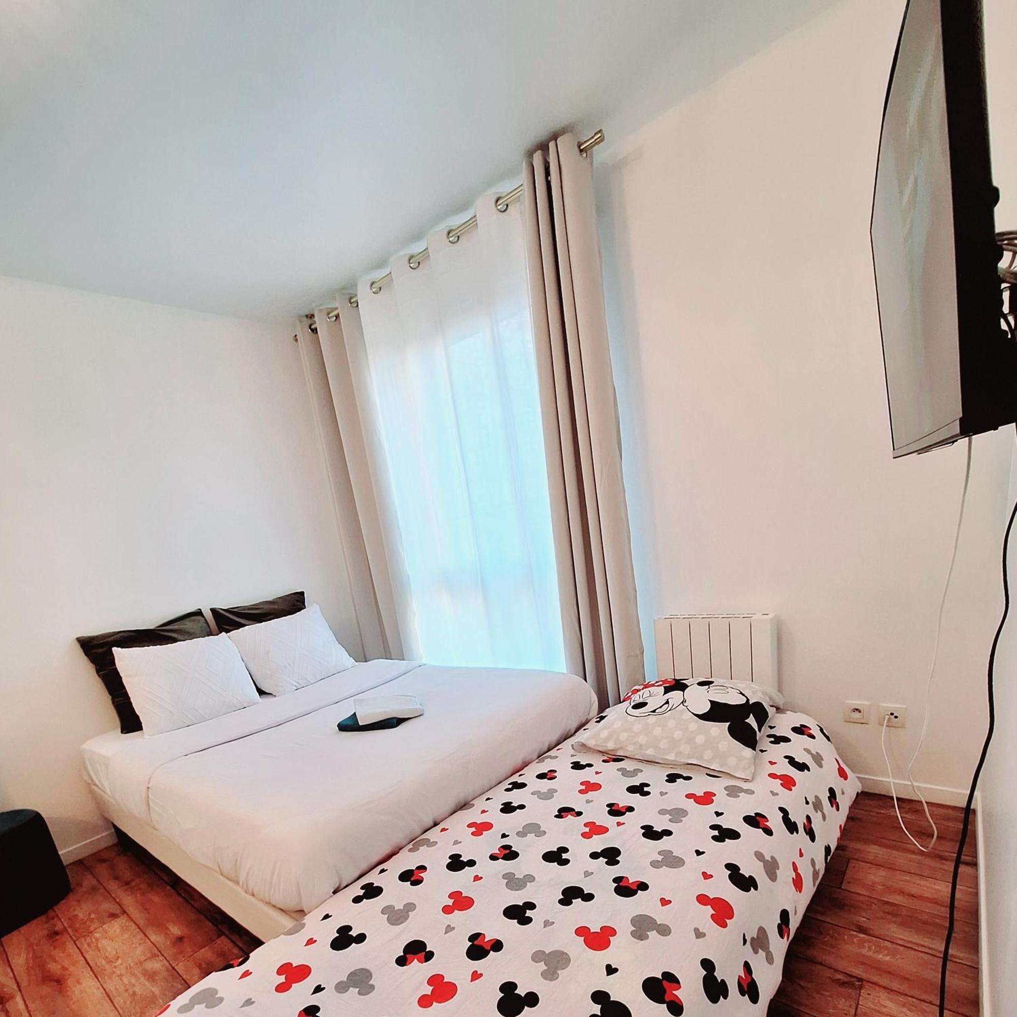 Studio Alpha - 2Min By Train To Disneyland Or 20Min Walk - 5Min Walk To "Val D'Europe" Station Montévrain Exteriér fotografie