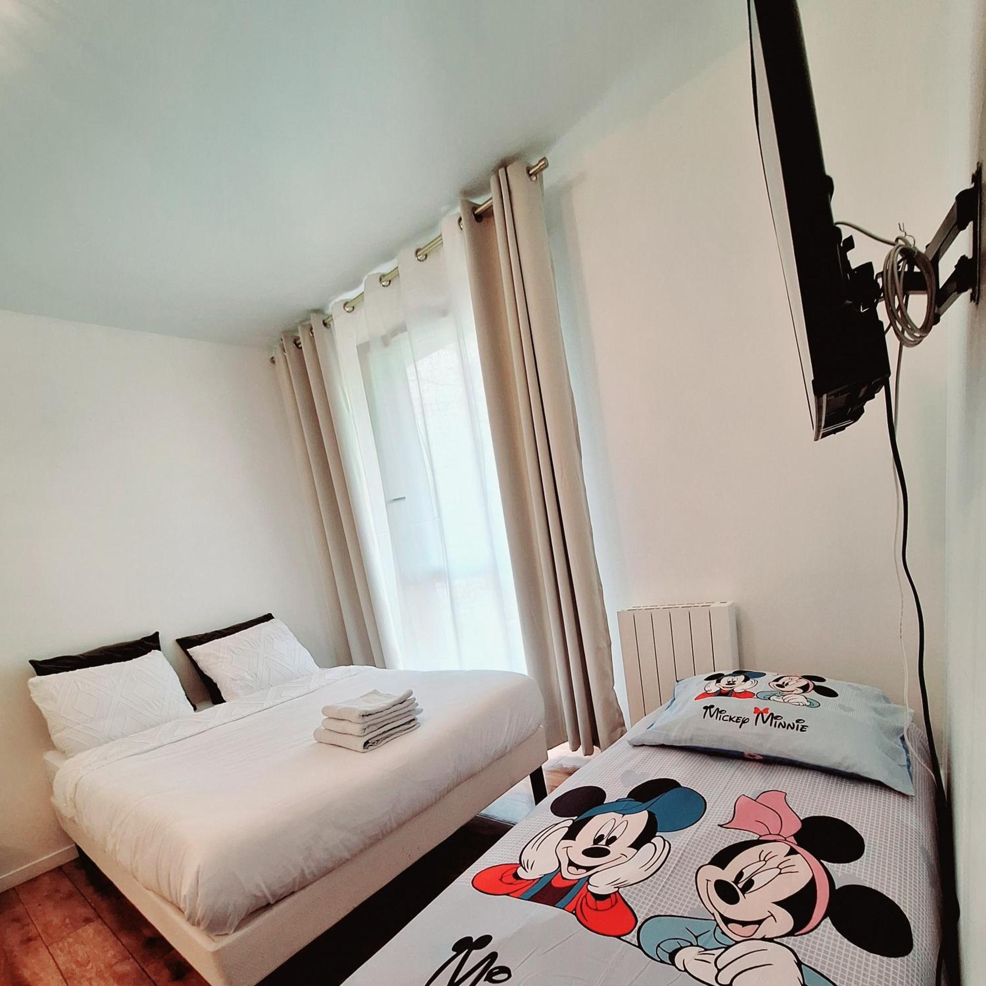 Studio Alpha - 2Min By Train To Disneyland Or 20Min Walk - 5Min Walk To "Val D'Europe" Station Montévrain Exteriér fotografie